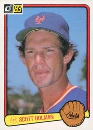 #224 Scott Holman - New York Mets - 1983 Donruss Baseball