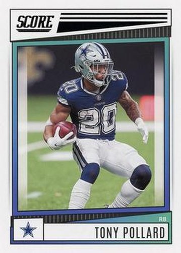 #224 Tony Pollard - Dallas Cowboys - 2022 Score Football