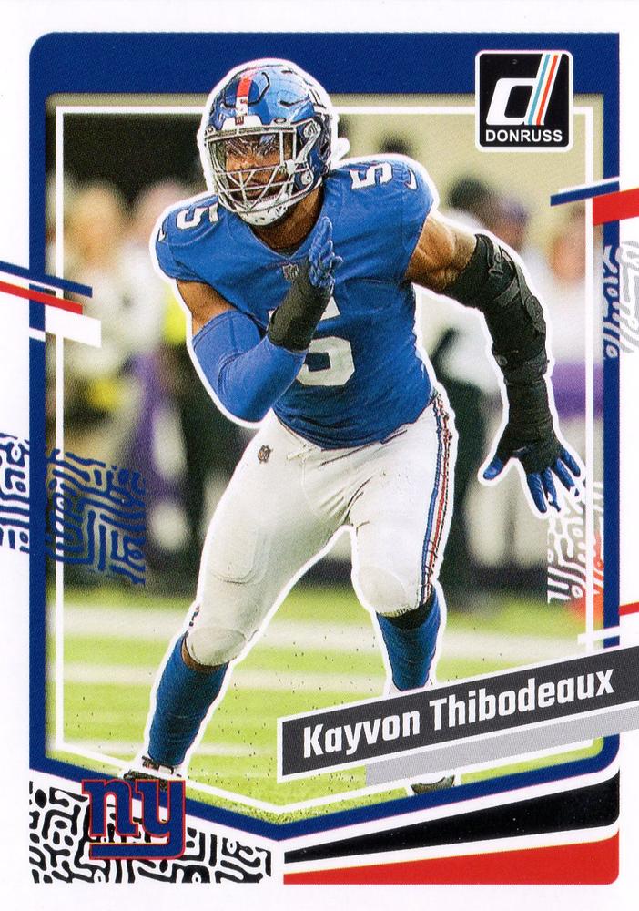 #224 Kayvon Thibodeaux - New York Giants - 2023 Donruss Football