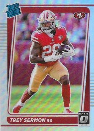 #224 Trey Sermon - San Francisco 49ers - 2021 Donruss Optic - Holo Football