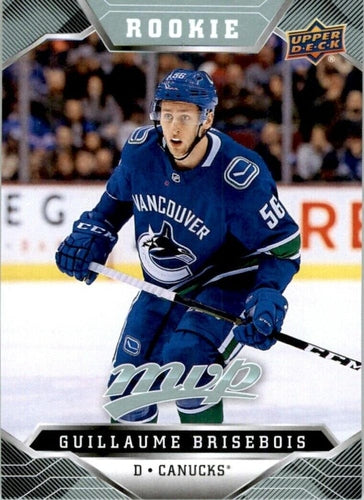 #224 Guillaume Brisebois - Vancouver Canucks - 2019-20 Upper Deck MVP Hockey