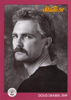 #224 Doug Drabek - Pittsburgh Pirates - 1991 Studio Baseball