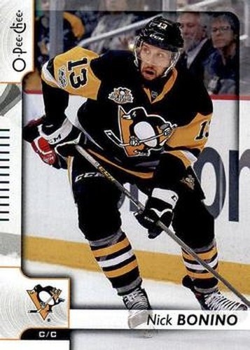 #224 Nick Bonino - Pittsburgh Penguins - 2017-18 O-Pee-Chee Hockey