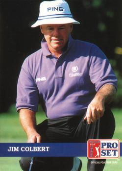 #224 Jim Colbert - 1992 Pro Set PGA Tour Golf