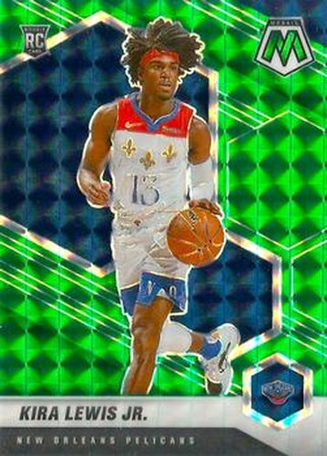 #224 Kira Lewis Jr. - New Orleans Pelicans - 2020-21 Panini Mosaic - Mosaic Green Basketball
