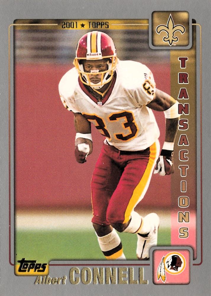 #224 Albert Connell - New Orleans Saints - 2001 Topps Football