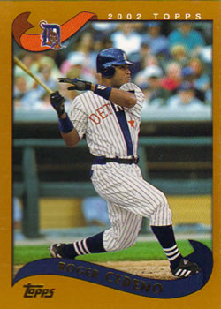 #224 Roger Cedeno - Detroit Tigers - 2002 Topps Baseball