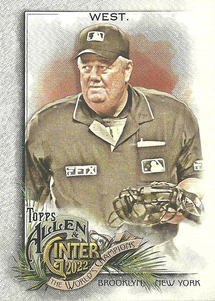 #225 Joe West - 2022 Topps Allen & Ginter Baseball