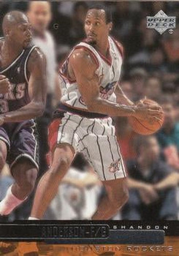 #225 Shandon Anderson - Houston Rockets - 1999-00 Upper Deck Basketball