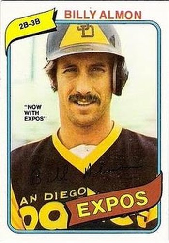 #225 Billy Almon - Montreal Expos - 1980 O-Pee-Chee Baseball