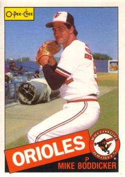 #225 Mike Boddicker - Baltimore Orioles - 1985 O-Pee-Chee Baseball
