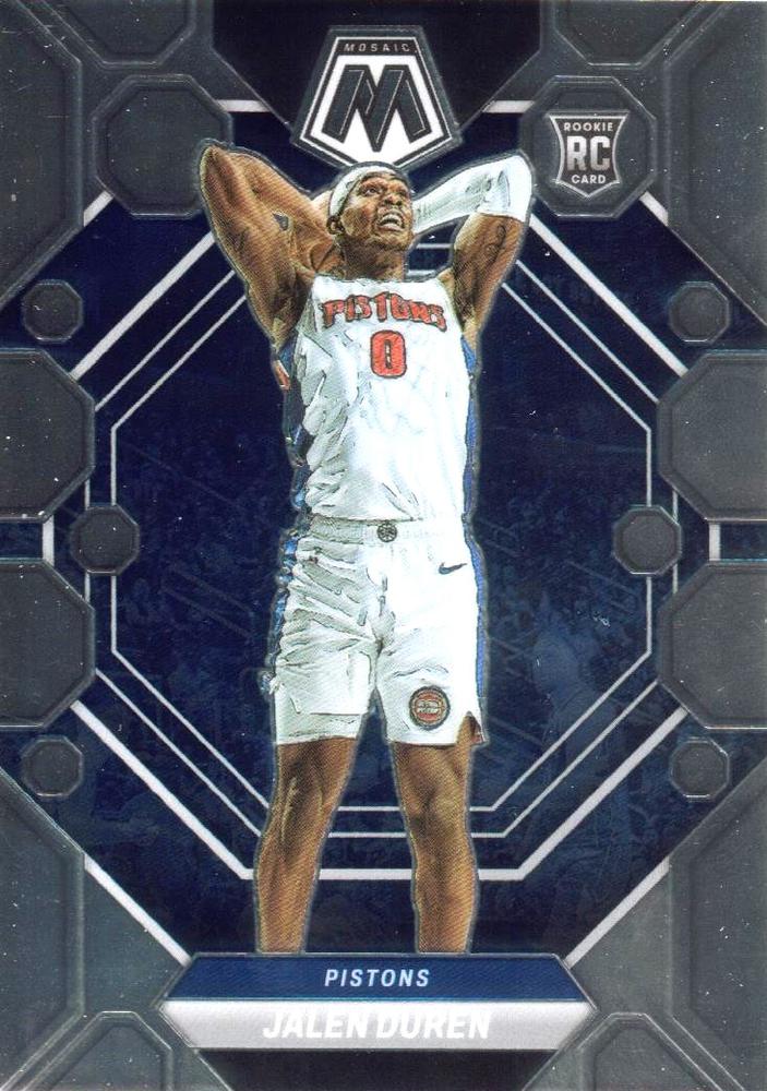 #225 Jalen Duren - Detroit Pistons - 2022-23 Panini Mosaic Basketball
