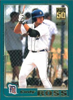 #T225 Cody Ross - Detroit Tigers - 2001 Topps Traded & Rookies Baseball