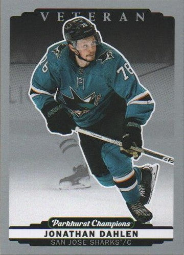 #225 Jonathan Dahlen - San Jose Sharks - 2022-23 Parkhurst Champions - Silver Hockey