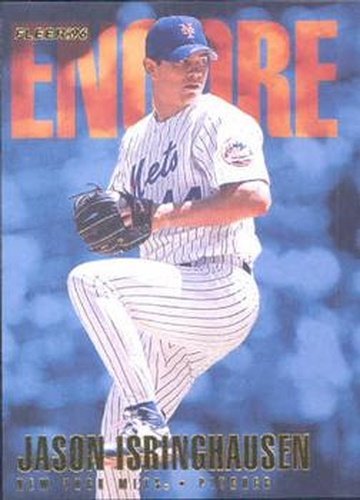 #U225 Jason Isringhausen - New York Mets - 1996 Fleer Update Baseball