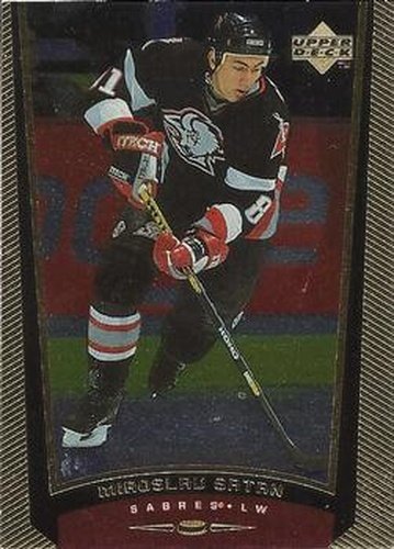#225 Miroslav Satan - Buffalo Sabres - 1998-99 Upper Deck Gold Reserve Hockey