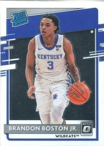 #225 Brandon Boston Jr. - Kentucky Wildcats - 2021 Panini Chronicles Draft Picks Basketball
