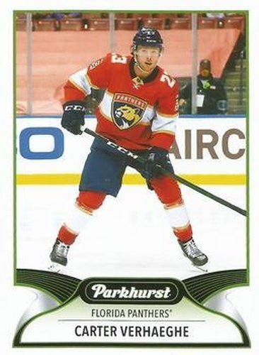#225 Carter Verhaeghe - Florida Panthers - 2021-22 Parkhurst Hockey