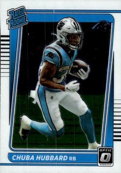 #225 Chuba Hubbard - Carolina Panthers - 2021 Donruss Optic Football