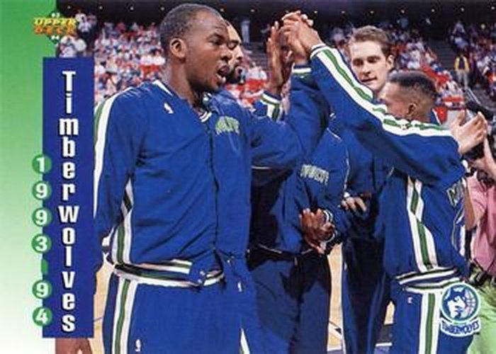 #225 Minnesota Timberwolves - Minnesota Timberwolves - 1993-94 Upper Deck Basketball