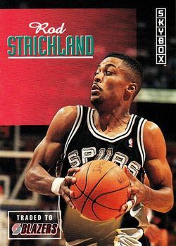 #225 Rod Strickland - Portland Trail Blazers - 1992-93 SkyBox Basketball