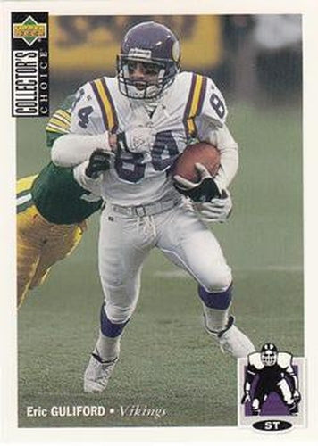 #225 Eric Guliford - Minnesota Vikings - 1994 Collector's Choice Football