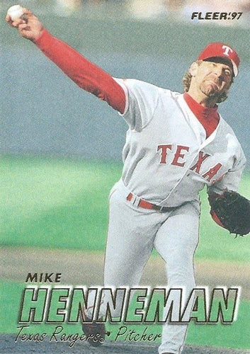 #225 Mike Henneman - Texas Rangers - 1997 Fleer Baseball