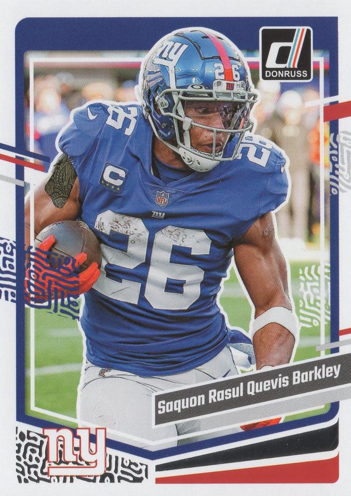 #225b Saquon Barkley - New York Giants - 2023 Donruss Football