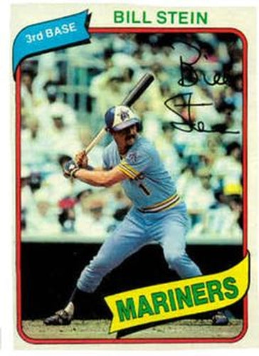 #226 Bill Stein - Seattle Mariners - 1980 Topps Baseball