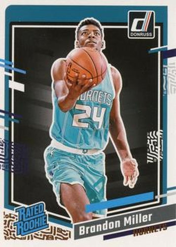 #226 Brandon Miller - Charlotte Hornets - 2023-24 Donruss Basketball