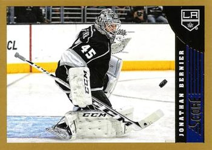 #226 Jonathan Bernier - Los Angeles Kings - 2013-14 Score - Gold Hockey
