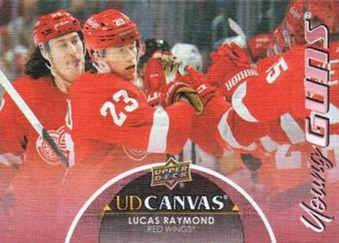 #C226 Lucas Raymond - Detroit Red Wings - 2021-22 Upper Deck - UD Canvas Hockey