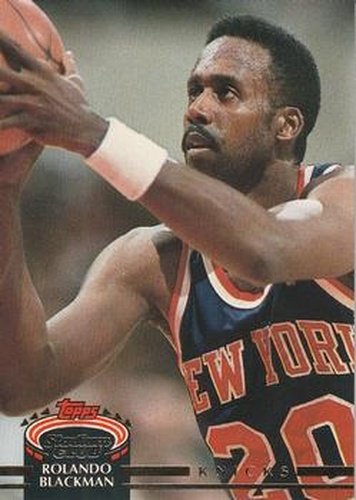 #226 Rolando Blackman - New York Knicks - 1992-93 Stadium Club Basketball