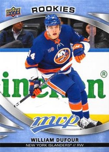 #226 William Dufour - New York Islanders - 2023-24 Upper Deck MVP - Ice Battles Hockey