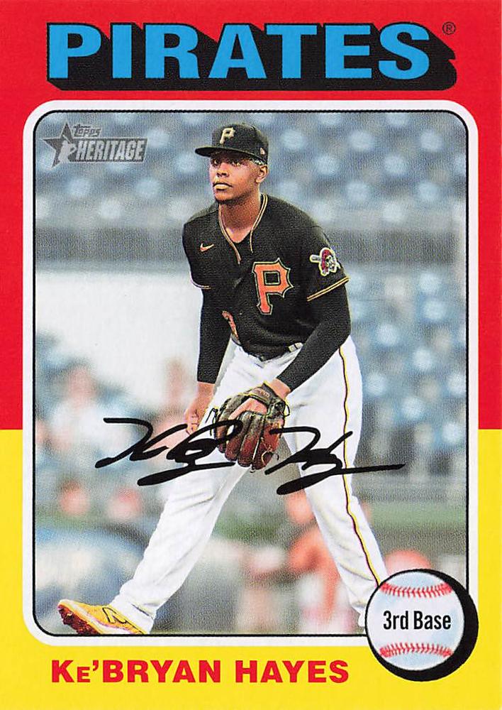 #226 Ke'Bryan Hayes - Pittsburgh Pirates - 2024 Topps Heritage Baseball