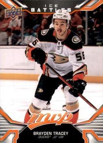 #226 Brayden Tracey - Anaheim Ducks - 2022-23 Upper Deck MVP - Ice Battles Hockey