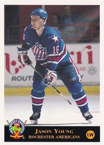 #226 Jason Young - Rochester Americans - 1994 Classic Pro Hockey Prospects Hockey