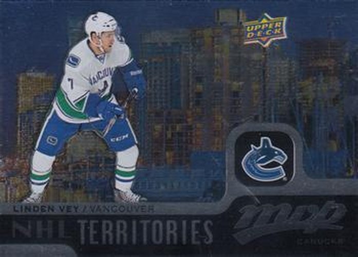 #226 Linden Vey - Vancouver Canucks - 2015-16 Upper Deck MVP Hockey