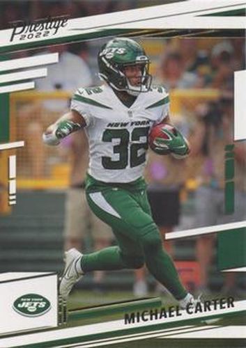 #226 Michael Carter - New York Jets - 2022 Panini Prestige Football