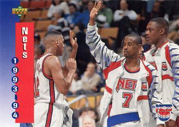 #226 New Jersey Nets - New Jersey Nets - 1993-94 Upper Deck Basketball
