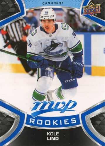 #226 Kole Lind - Vancouver Canucks - 2021-22 Upper Deck MVP - Blue Hockey