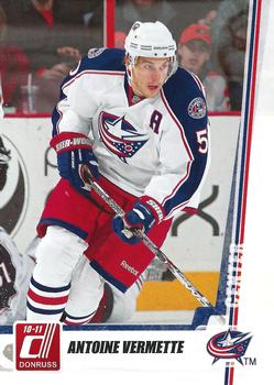 #226 Antoine Vermette - Columbus Blue Jackets - 2010-11 Donruss Hockey