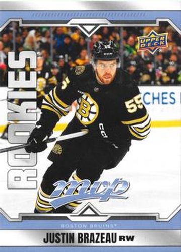#226 Justin Brazeau - Boston Bruins - 2024-25 Upper Deck MVP Hockey
