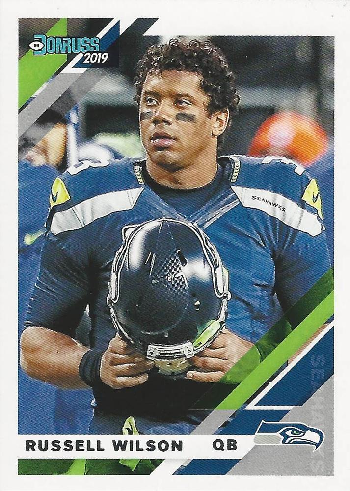 #227V Russell Wilson - Seattle Seahawks - 2019 Donruss Football