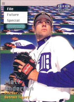#227 Matt Anderson - Detroit Tigers - 1999 Ultra Baseball