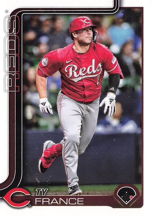 #227 Ty France - Cincinnati Reds - 2025 Topps Baseball