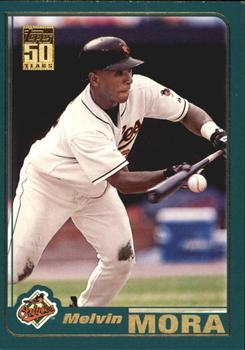#227 Melvin Mora - Baltimore Orioles - 2001 Topps Baseball
