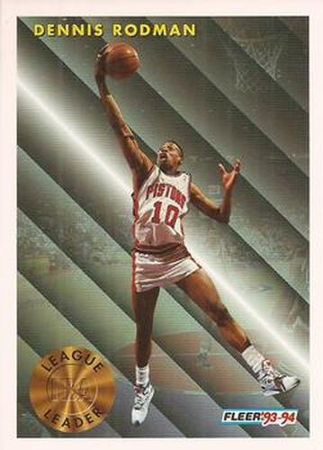 #227 Dennis Rodman - Detroit Pistons - 1993-94 Fleer Basketball