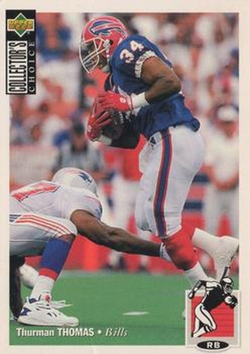 #227 Thurman Thomas - Buffalo Bills - 1994 Collector's Choice Football