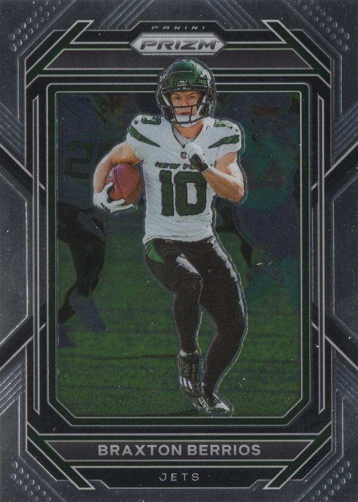 #227 Braxton Berrios - New York Jets - 2022 Panini Prizm Football